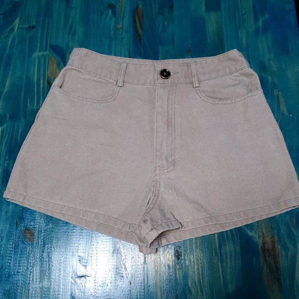 𝅺Jean shorts grey/tan small